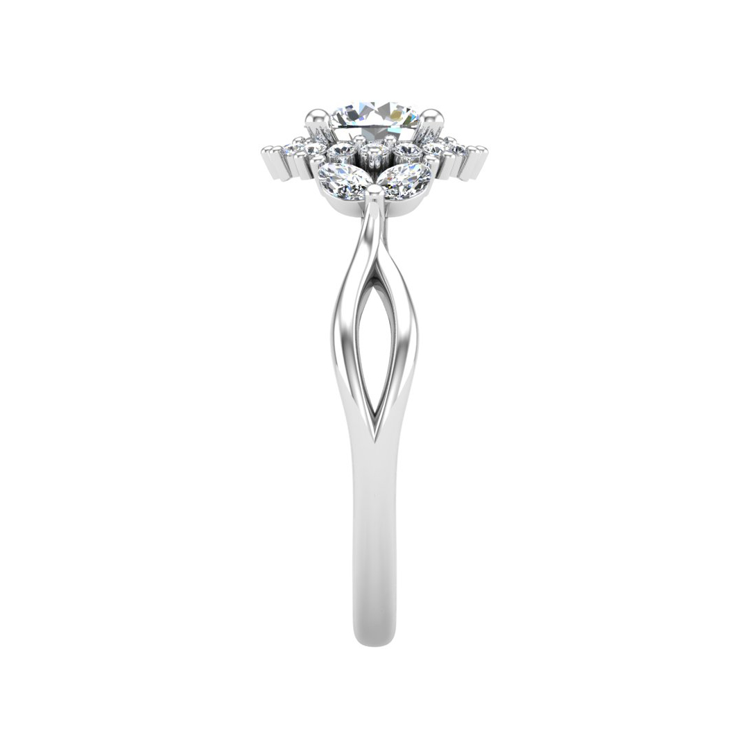 Laura Halo Engagement Ring